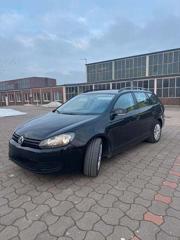 Gebraucht VW Golf VI 2011 Schwarz Kleinwagen