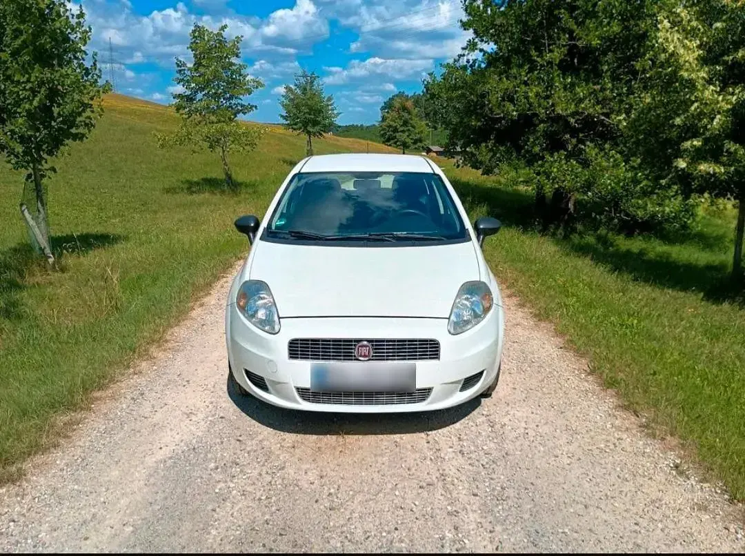Gebraucht Fiat Grande Punto 65 PS (47 kW) 2009 Weiß Kleinwagen