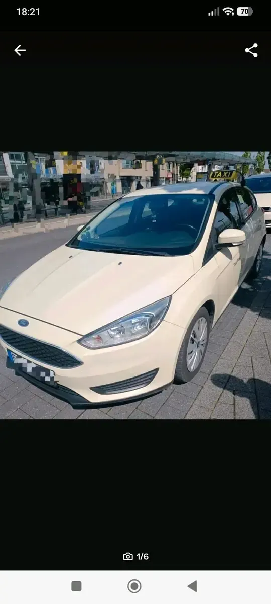 Używany Ford Focus 95 KM (69 kW) 2017 Żółty Sedan/Limuzyna