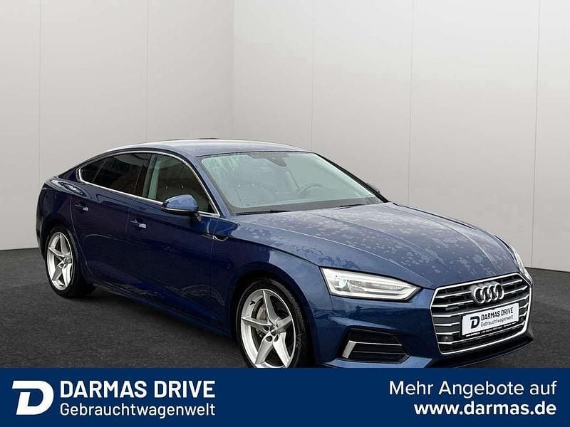 Usata Audi A5 Comfort 252 CV (185 kW) 2018 Blu Coupé