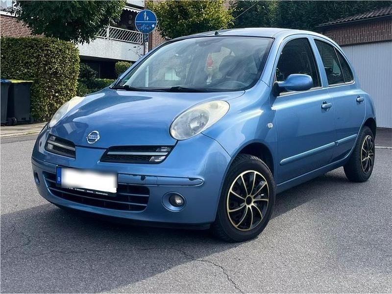 Blau Gebraucht 2006 Nissan Micra Kleinwagen | 980 € (Guter Preis) - Bild 1/4