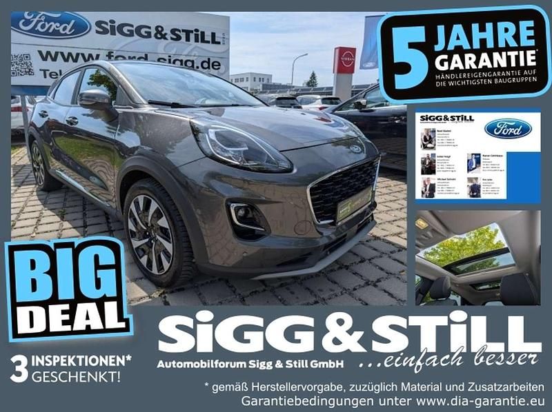 Magneticgrau (metallic) Gebraucht 2022 Ford Puma Titanium SUV | 19.970 € (Superpreis) - Bild 1/4