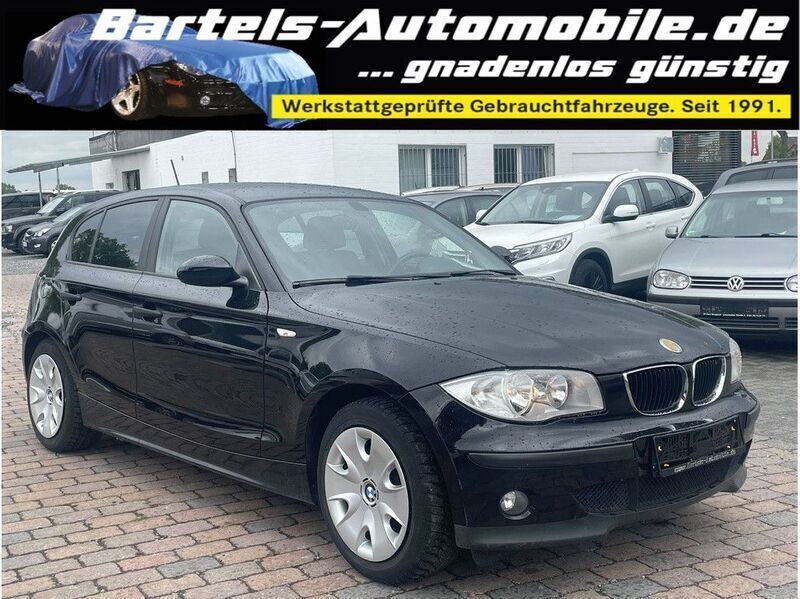 Schwarz Gebraucht 2005 BMW 116 Advantage Kleinwagen | 1.490 € - Bild 1/4