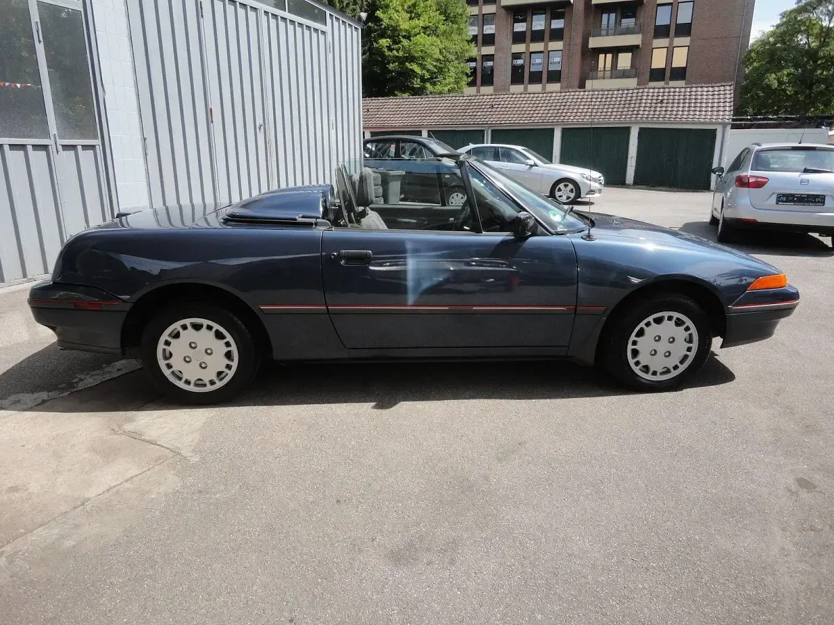 Gebraucht Ford Capri 101 PS (74 kW) 1991 Blau Cabrio