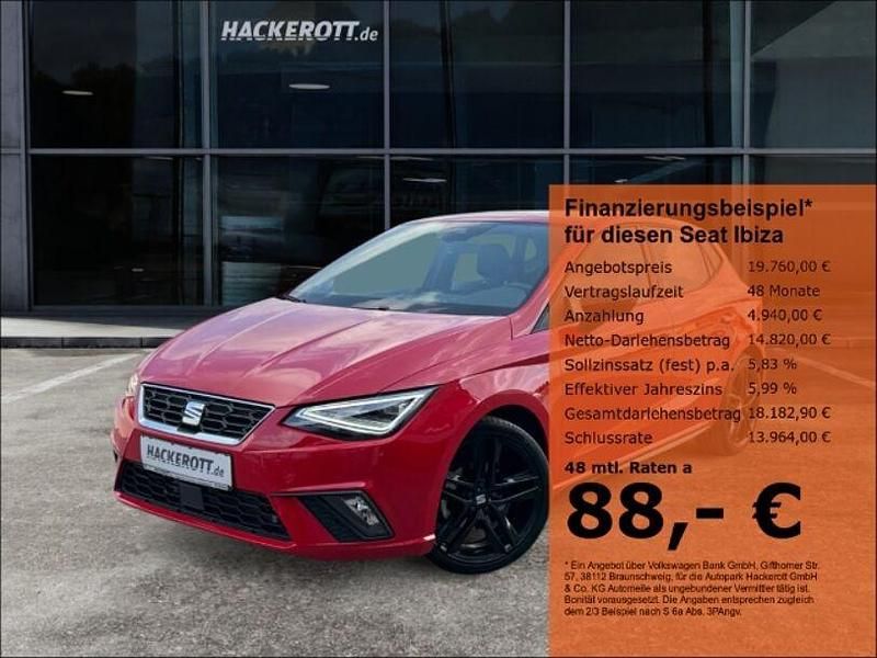 Rot Gebraucht 2024 Seat Ibiza Black Edition Limousine | 22.960 € (Etwas zu teuer) - Bild 1/4