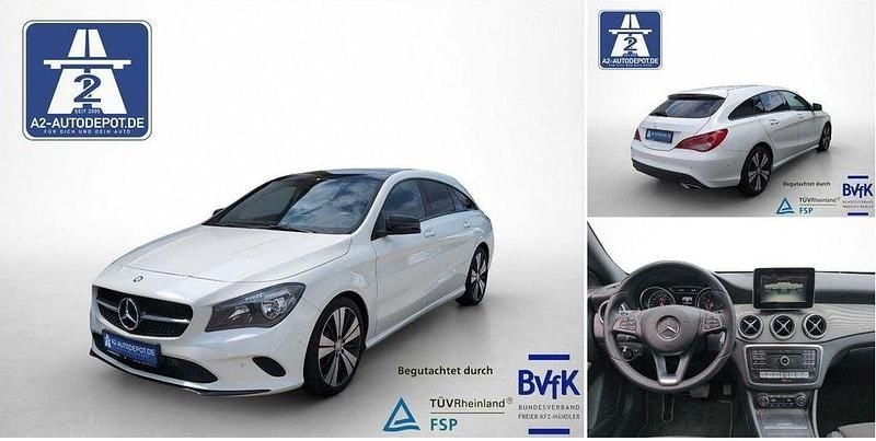 Weiß Gebraucht 2017 Mercedes CLA250 Shooting Brake Urban Kombi | 18.950 € (Superpreis) - Bild 1/4