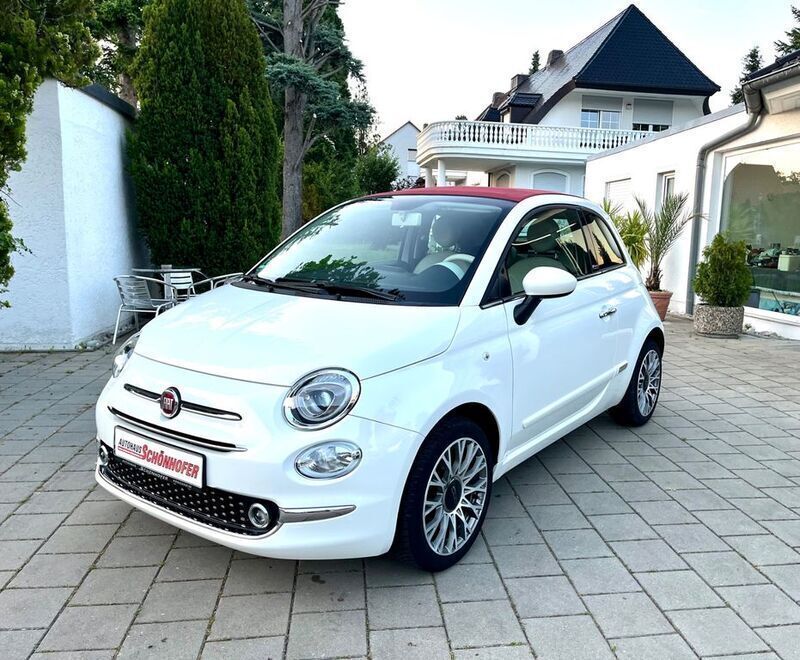Colore esterno (gelato weiss) Gebraucht 2018 Fiat 500C Cabrio | 10.880 € (Fairer Preis) - Bild 1/4