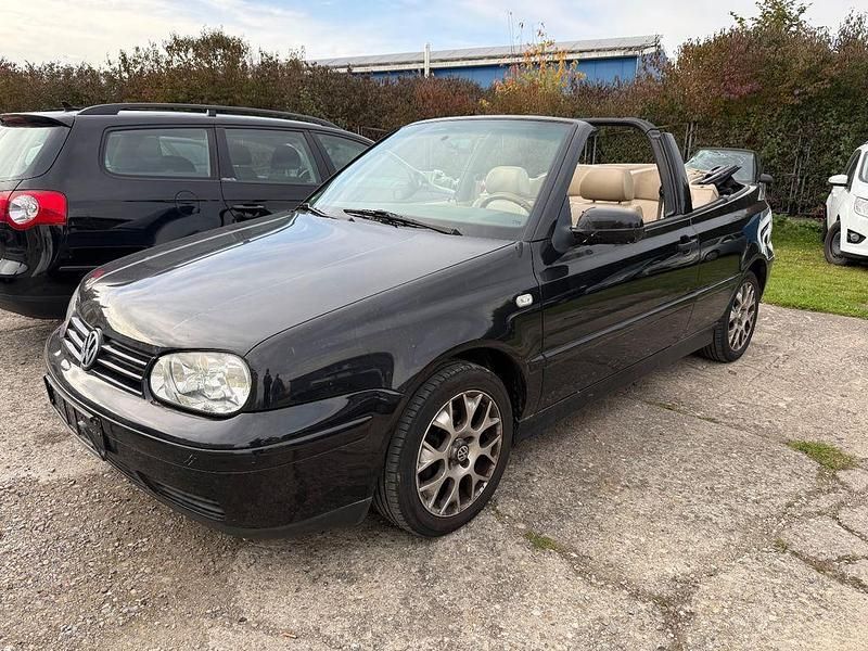 Schwarz Gebraucht 2001 VW Golf Cabriolet Highline Cabrio | 2.700 € (Superpreis) - Bild 1/4