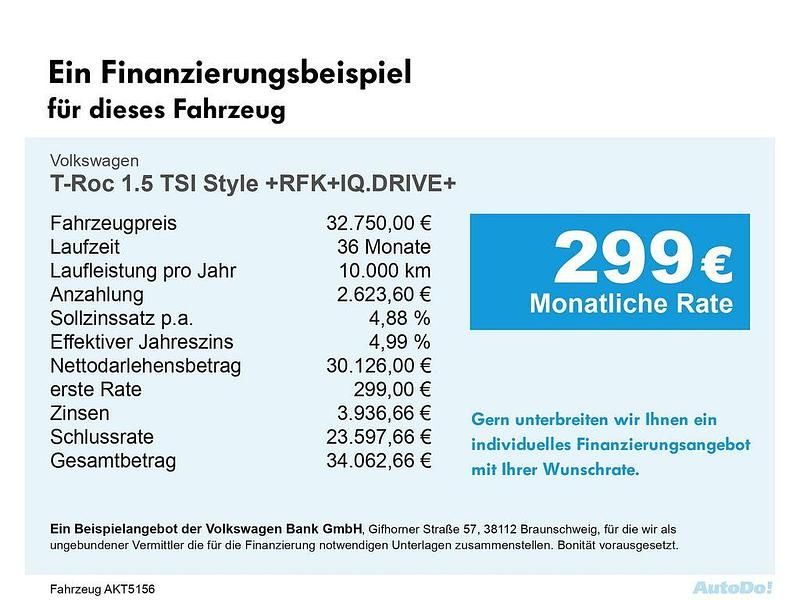 Gebraucht VW T-Roc IQ Drive 150 PS (110 kW) 2025 Pure white (weiß), uni SUV