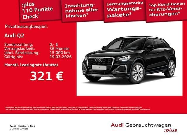 Gebraucht Audi Q2 Advanced 150 PS (110 kW) 2025 0e mythosschwarz metallic SUV
