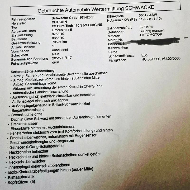 Gebraucht Citroën C3 110 PS (80 kW) 2019 Grau Kleinwagen