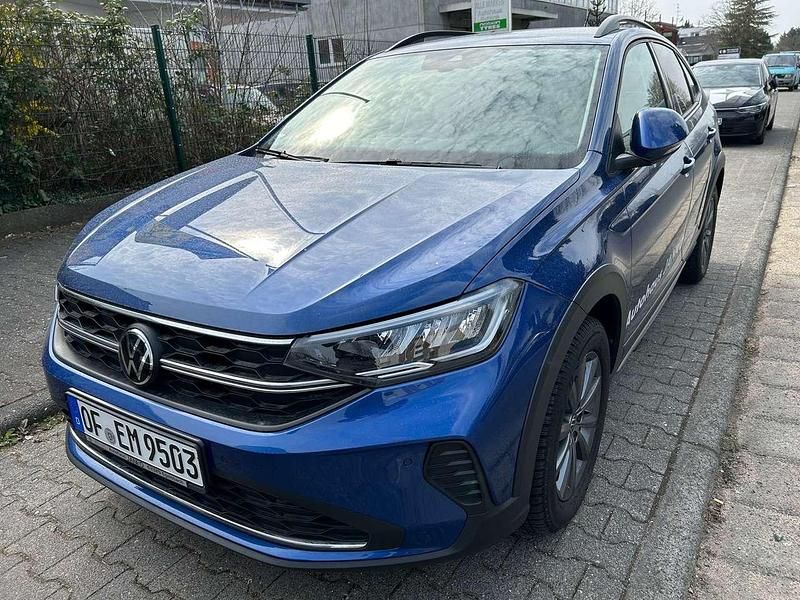 Reef blue met. Gebraucht 2022 VW Taigo Style SUV | 19.540 € (Guter Preis) - Bild 1/4