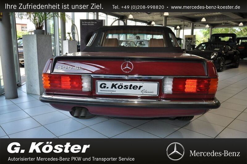 Gebraucht Mercedes SL500 231 PS (169 kW) 1985 Barolorot Cabrio