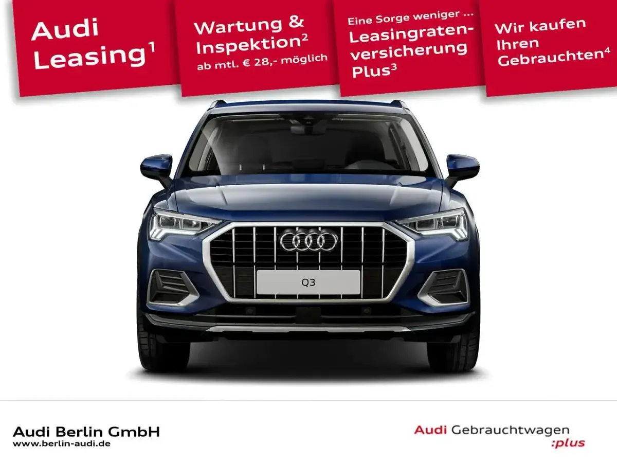 Gebraucht Audi Q3 Advanced Plus 150 PS (110 kW) 2025 Navarrablau metallic SUV