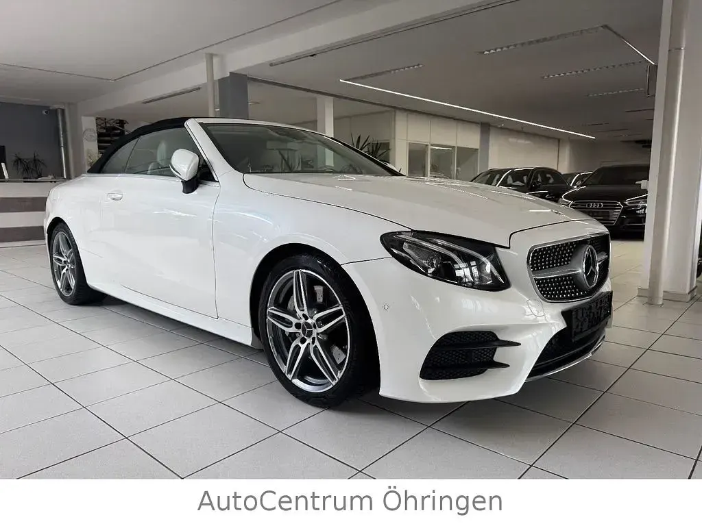 Gebraucht Mercedes E300 AMG line 245 PS (180 kW) 2017 Weiß Cabrio