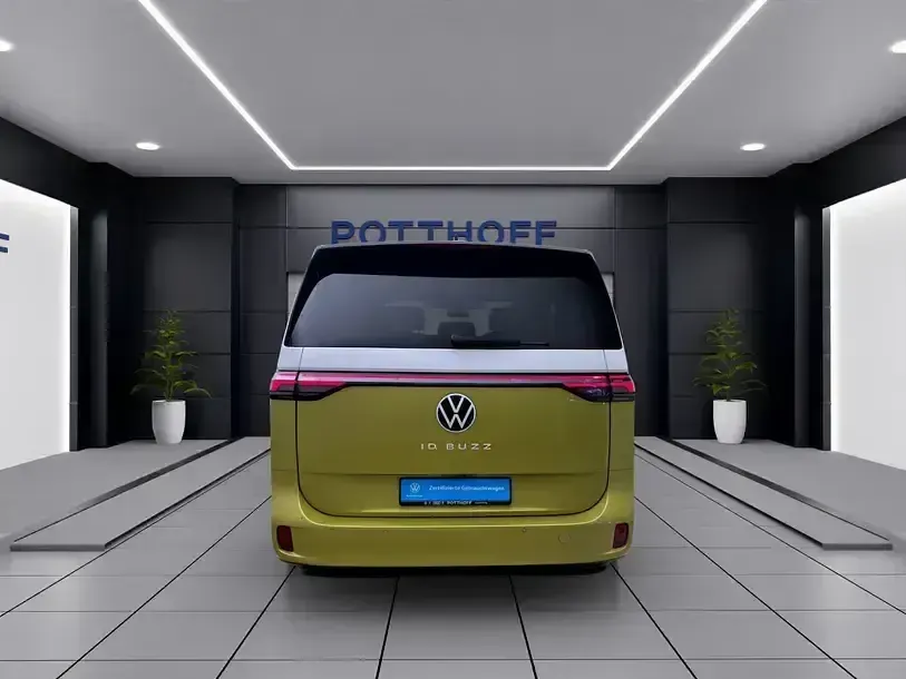 Gebraucht VW ID. Buzz Pro 150 kW (204 PS) 2022 Candyweiß/limonengelb metallic Van / Kleinbus