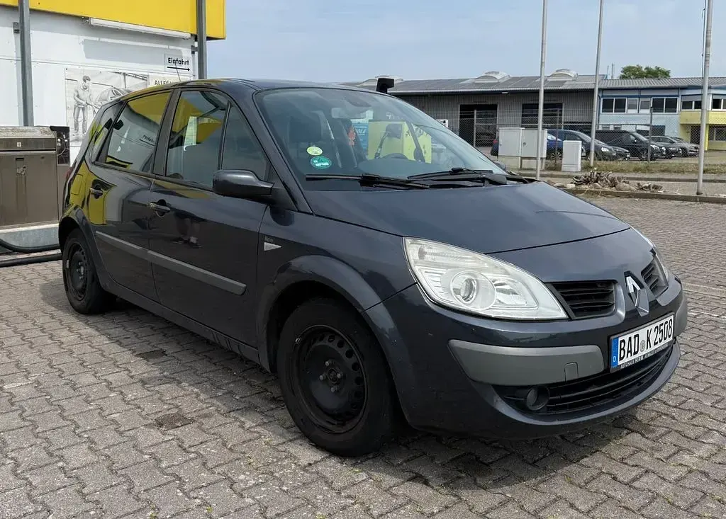 Gebraucht Renault Scénic II Authentique 111 PS (81 kW) 2007 Blau Van / Kleinbus
