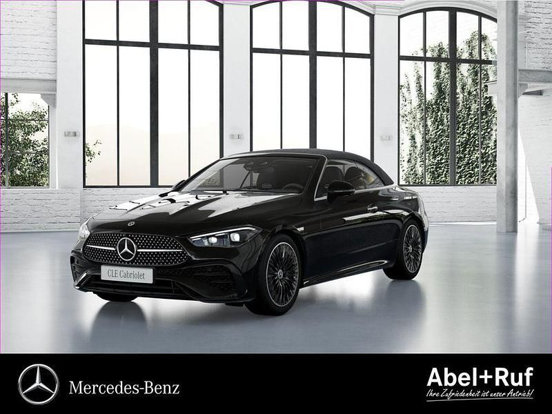 Lack obsidianschwarz Gebraucht 2024 Mercedes CLE450 AMG Cabrio | 74.799 € (Guter Preis) - Bild 1/4