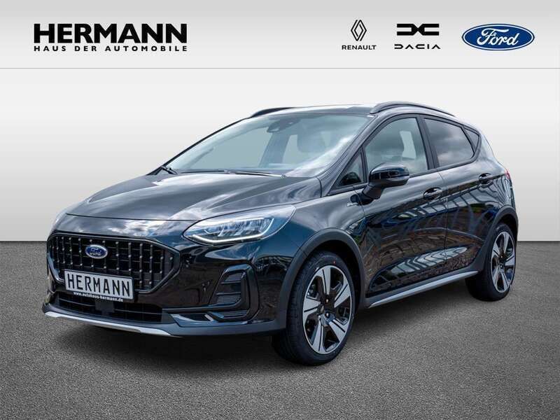 Obsidianschwarz Gebraucht 2023 Ford Fiesta Active Kleinwagen | 24.791 € - Bild 1/4