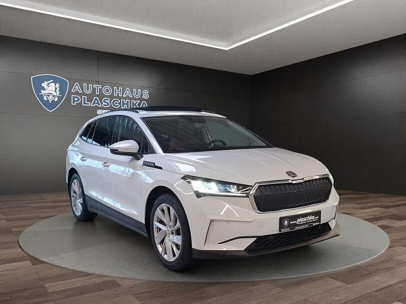 Gebraucht Skoda Enyaq iV ecoSuite 132 kW (180 PS) 2021 Moonweiß SUV