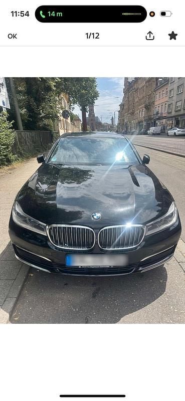 Schwarz Gebraucht 2018 BMW 740 Limousine | 28.000 € (Guter Preis) - Bild 1/4