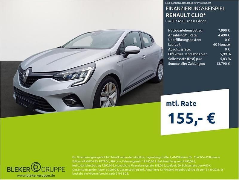 Platin grau metallic Gebraucht 2022 Renault Clio V Business Kleinwagen | 11.480 € (Superpreis) - Bild 1/3