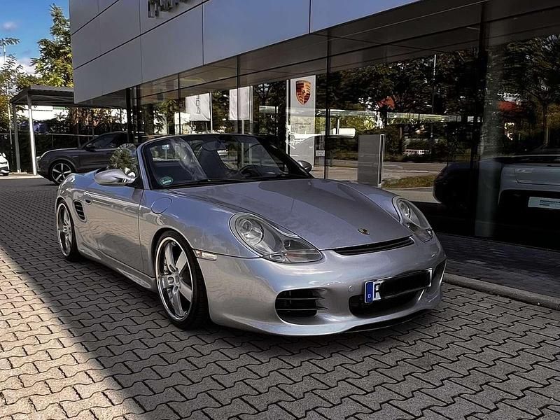 Silber Gebraucht 1999 Porsche Boxster Cabrio | 20.490 € (Teuer) - Bild 1/4