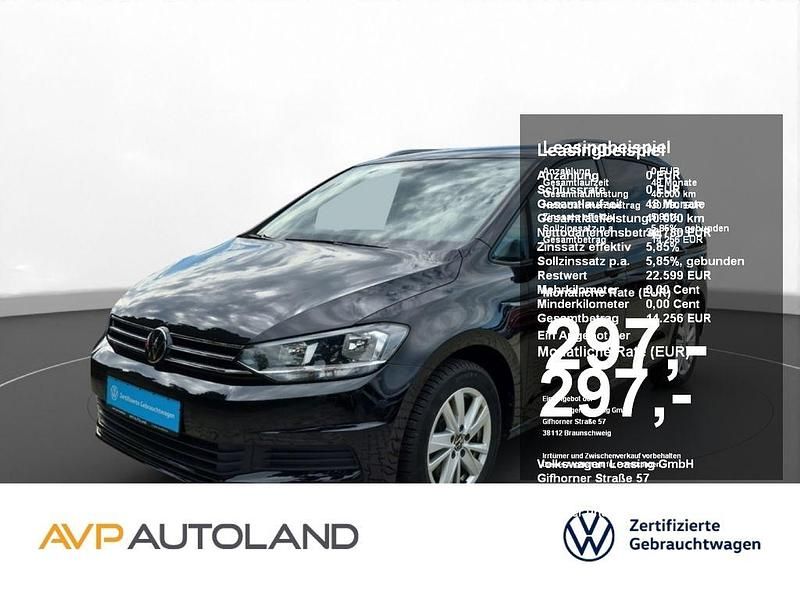 Deep black perleffekt Gebraucht 2024 VW Touran Comfortline Van / Kleinbus | 30.780 € (Fairer Preis) - Bild 1/4