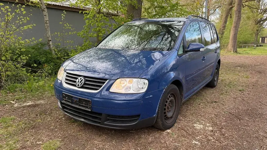 Gebraucht VW Touran Trendline 140 PS (102 kW) 2006 Blau Van / Kleinbus