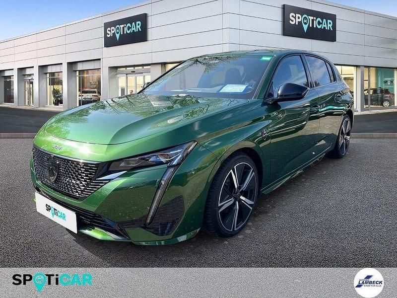 Olivine grün (metallic) Gebraucht 2024 Peugeot 308 GTi Limousine | 25.890 € (Fairer Preis) - Bild 1/4