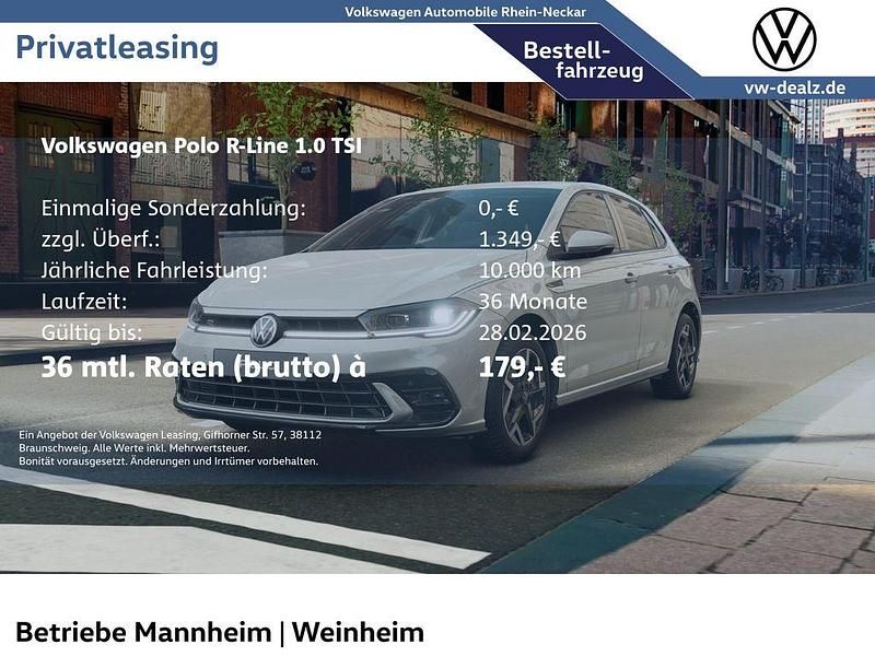 Grau Neu 2026 VW Polo R-line Limousine | 26.449 € (Etwas zu teuer) - Bild 1/4