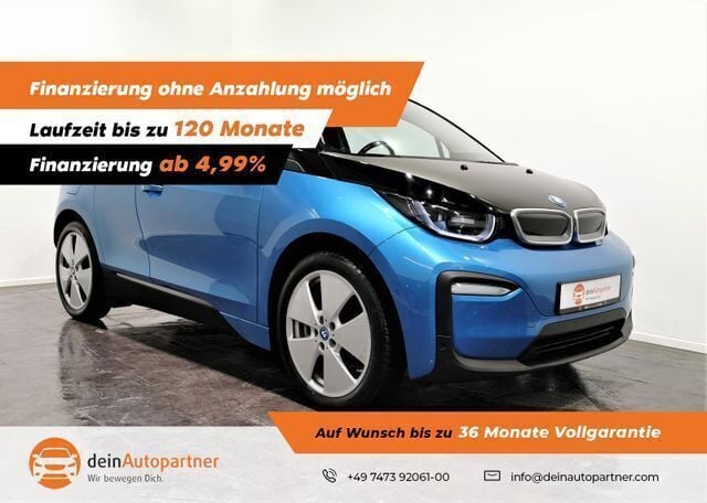 Protonic blue m. akzent frozen Gebraucht 2018 BMW i3 Comfort Edition Kleinwagen | 14.450 € (Fairer Preis) - Bild 1/4