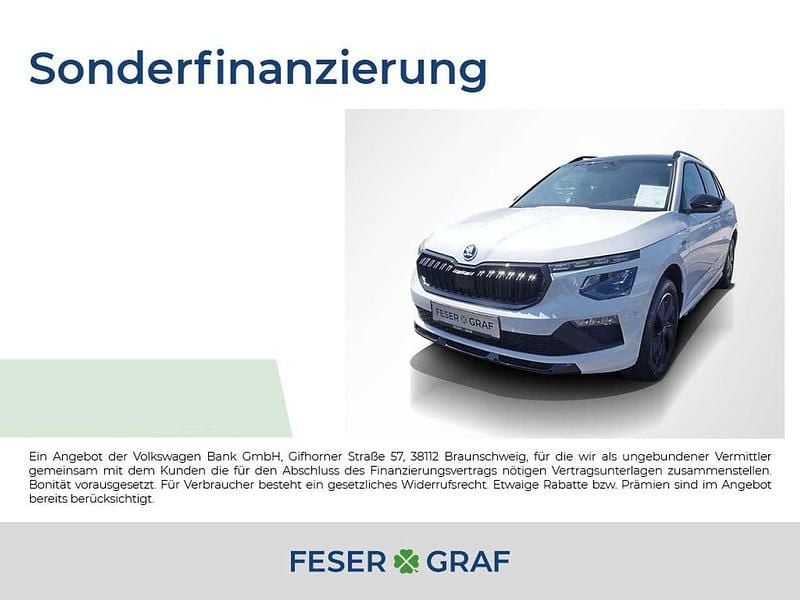 Moon weiss perleffekt Gebraucht 2025 Skoda Kamiq Monte Carlo SUV | 39.100 € - Bild 1/4