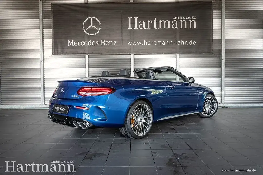 Gebraucht Mercedes C63S AMG AMG 510 PS (375 kW) 2021 Spektralblau Cabrio