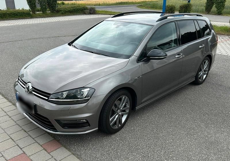 Grau Gebraucht 2015 VW Golf VII R-line Kombi | 12.200 € (Teuer) - Bild 1/4