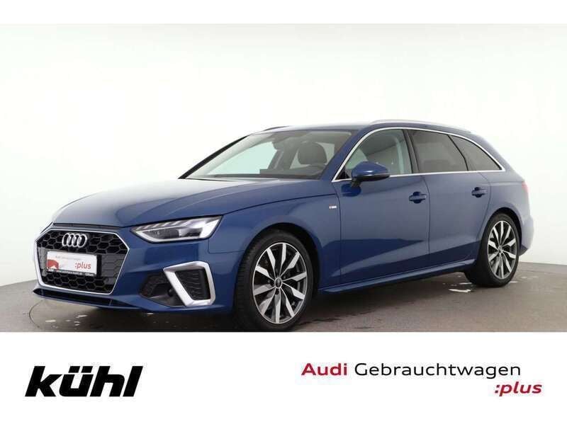 Ascariblau metallic Gebraucht 2024 Audi A4 S-Line Kombi | 36.980 € (Guter Preis) - Bild 1/3