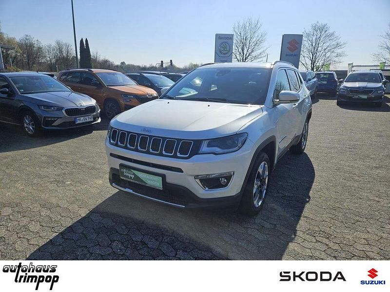 Gebraucht Jeep Compass Limited 170 PS (125 kW) 2018 Pearl white tricoat (weiß) SUV