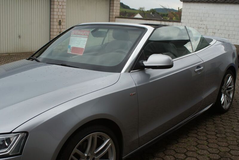Florettsilber metallic Gebraucht 2016 Audi A5 Cabriolet S-Line Cabrio | 17.500 € (Fairer Preis) - Bild 1/4