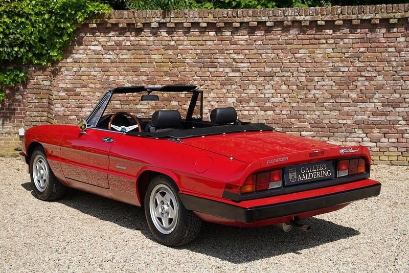 Gebraucht Alfa Romeo Spider 1990 Rot Cabrio
