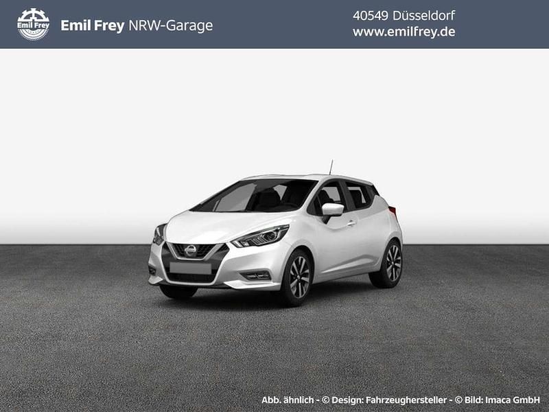 Solid white Gebraucht 2020 Nissan Micra Tekna Kleinwagen | 15.950 € (Teuer) - Bild 1/3