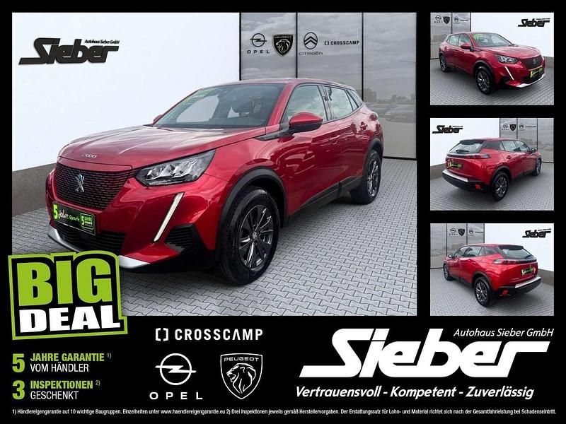 Elixir rot Gebraucht 2021 Peugeot e-2008 Active SUV | 14.490 € (Superpreis) - Bild 1/4