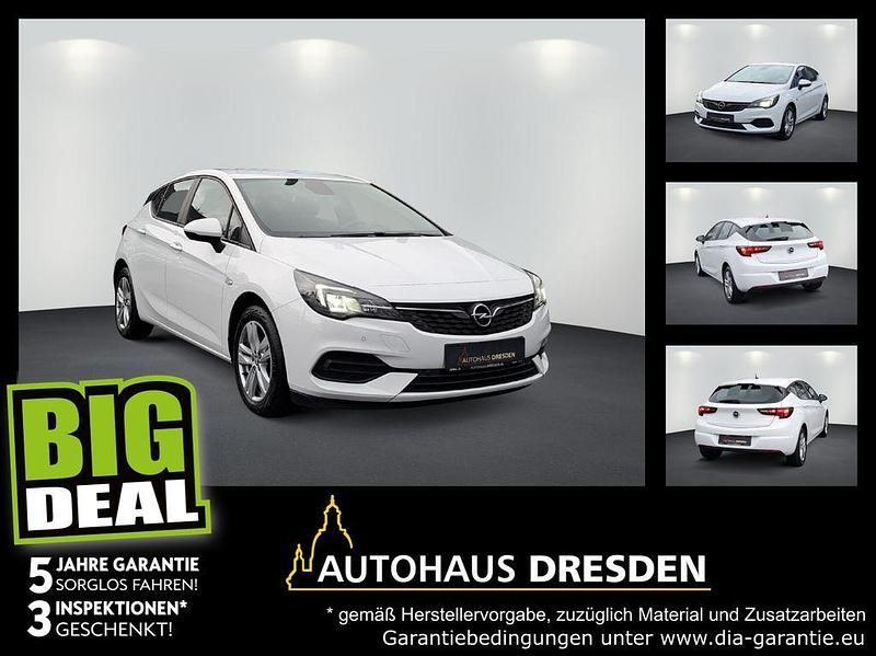 Gebraucht Opel Astra Edition 131 PS (96 kW) 2021 Schnee weiß (uni) Limousine