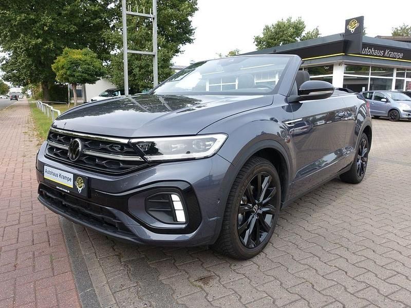 Rauchgrau Gebraucht 2023 VW T-Roc Cabriolet R-line Cabrio | 31.480 € (Fairer Preis) - Bild 1/4