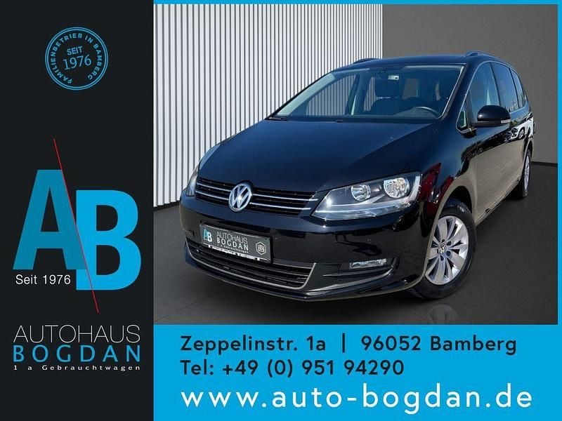 Schwarz Gebraucht 2013 VW Sharan Comfortline Van / Kleinbus | 14.440 € (Fairer Preis) - Bild 1/4