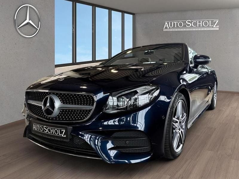 Blau Gebraucht 2020 Mercedes E200 AMG Cabrio | 38.747 € (Fairer Preis) - Bild 1/4
