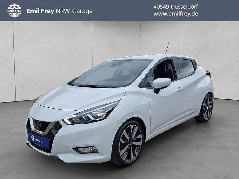 Solid white Gebraucht 2020 Nissan Micra Tekna Kleinwagen | 13.790 € (Fairer Preis) - Bild 1/3