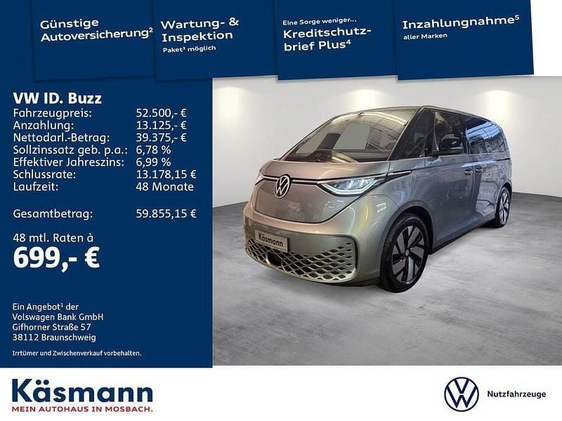 Gebraucht VW ID. Buzz Pro 210 kW (286 PS) 2024 Silber Van / Kleinbus