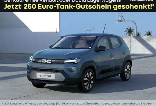 Novo Dacia Spring Expression 52 kW (71 HP) 2026 Azul Citadino