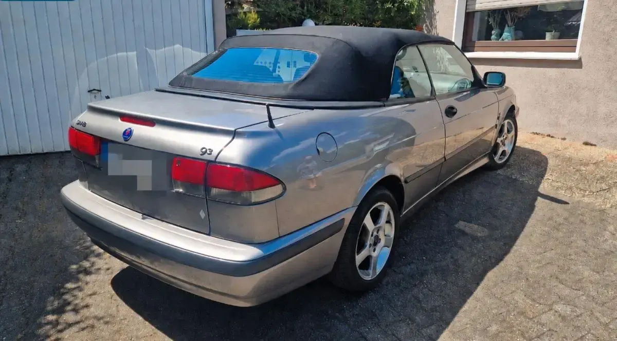 Gebraucht Saab 9-3 Cabriolet 150 PS (110 kW) 2001 Silber Cabrio