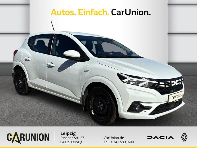Gebraucht Dacia Sandero Expression 91 PS (66 kW) 2023 Arktis weiß (schwarz) Kleinwagen